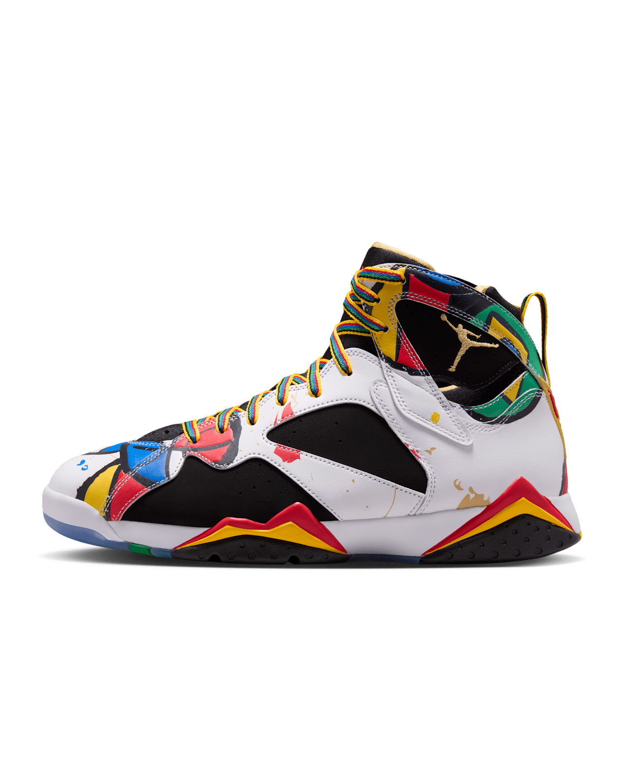 Air Jordan 7 Retro 'Miró' 'White and Multi-Color' (IQ6573-100) – releasedatum