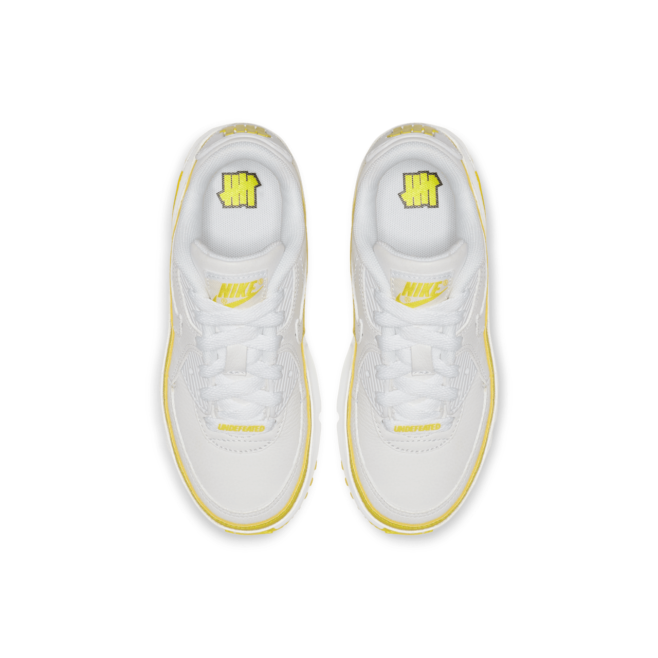 Air Max 90 x Undefeated White Opti Yellow Release Date. Nike SNKRS