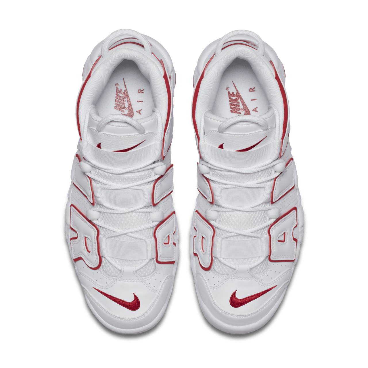 วันเปิดตัว Air More Uptempo “White and Varsity Red”