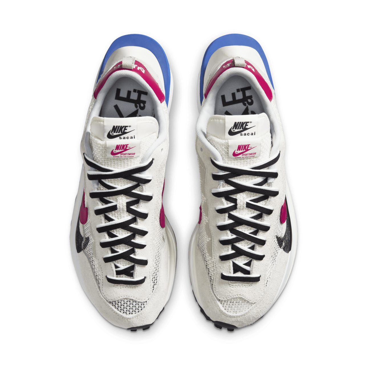 วันเปิดตัว Nike x sacai VaporWaffle “Royal Fuchsia”