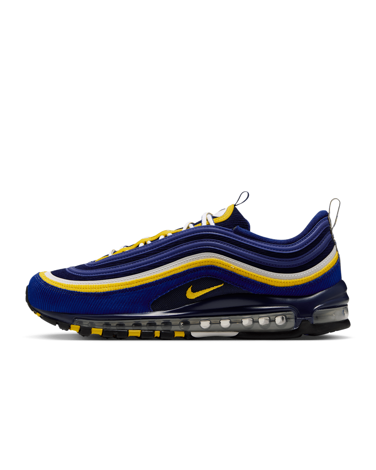 Fecha de lanzamiento de los Air Max 97 "Coppin State University" "Global Blue and Midwest Gold" (IW6991-400)