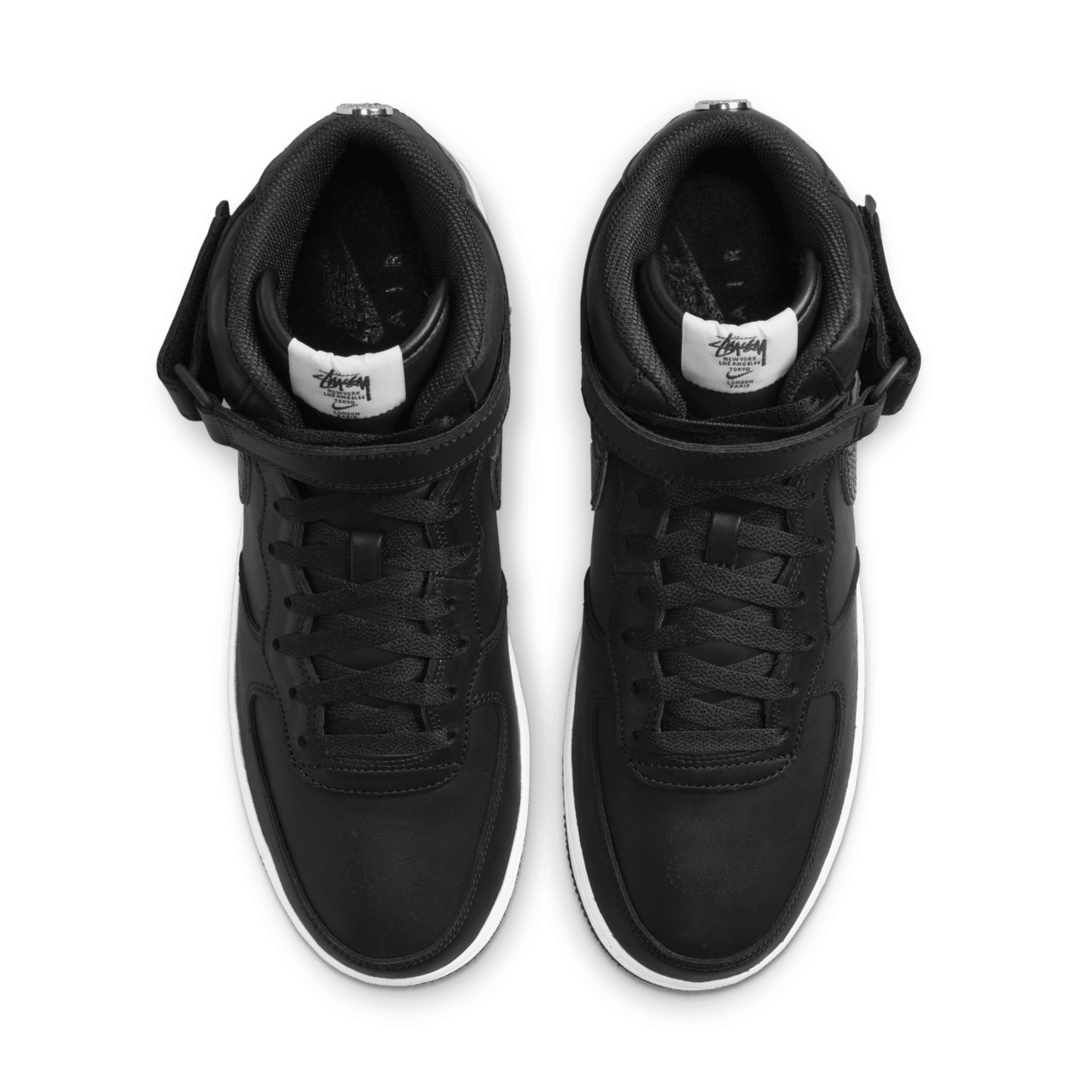 Air Force 1 Mid x Stüssy 'Black' (DJ7840-001) Release Date. Nike SNKRS