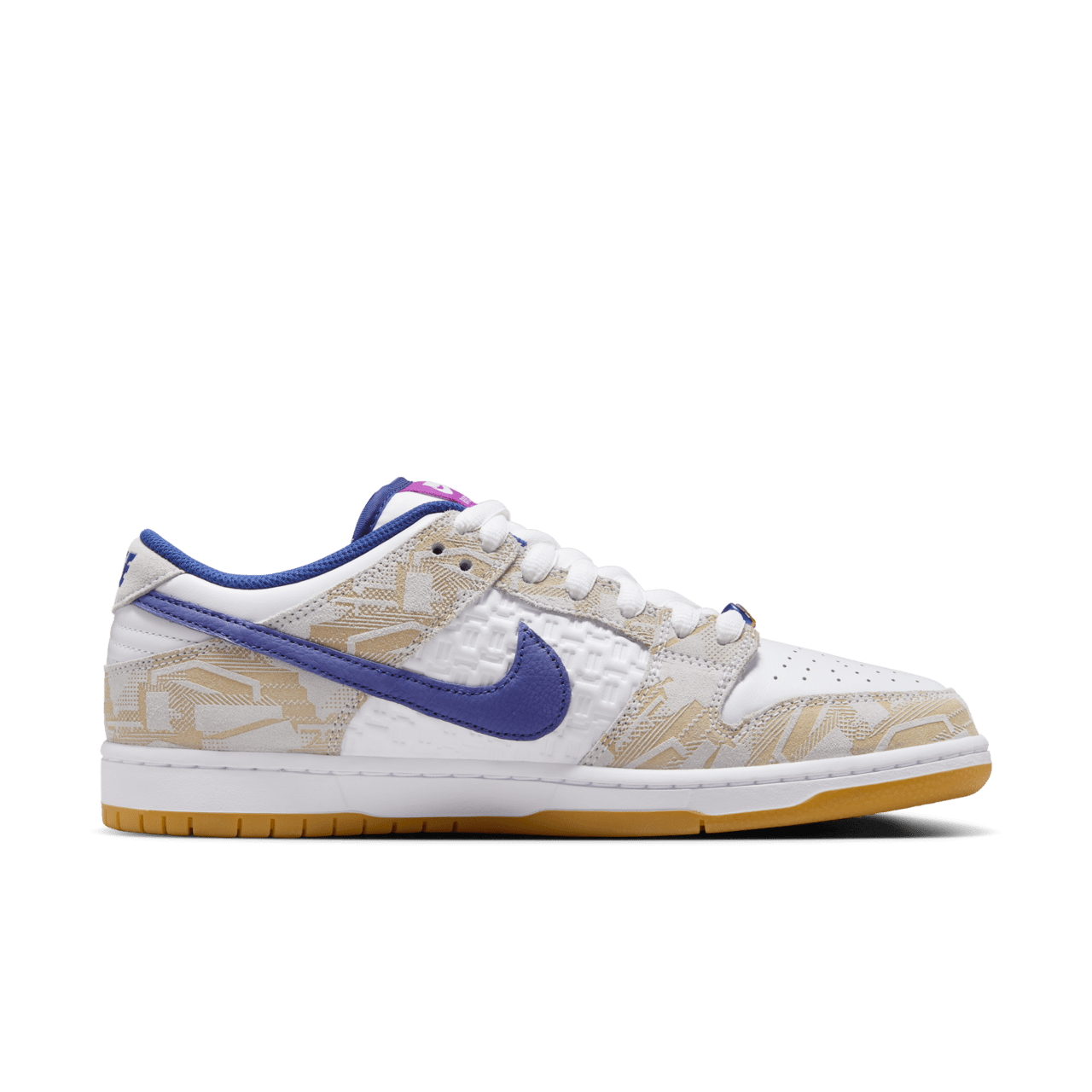 Lanceringsdato for Nike SB Dunk Low "Pure Platinum and Vivid Purple" (FZ5251-001)