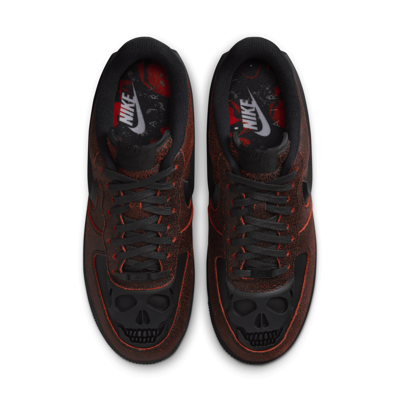 วันเปิดตัว Air Force 1 "Halloween" 'Crimson and Black' (HV2016-001)