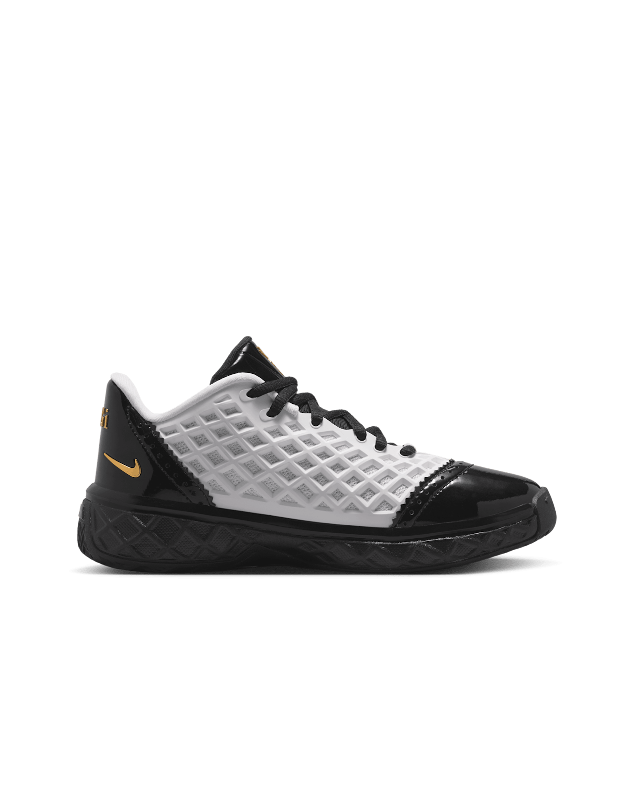 Kobe 3 Low Protro “Mambacita” 'White and Metallic Gold' Big Kids