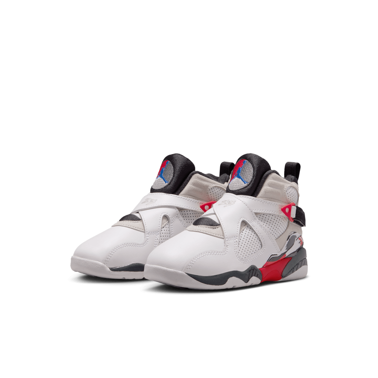 Little Kids' Jordan 8 'White and True Red' (305369-100)