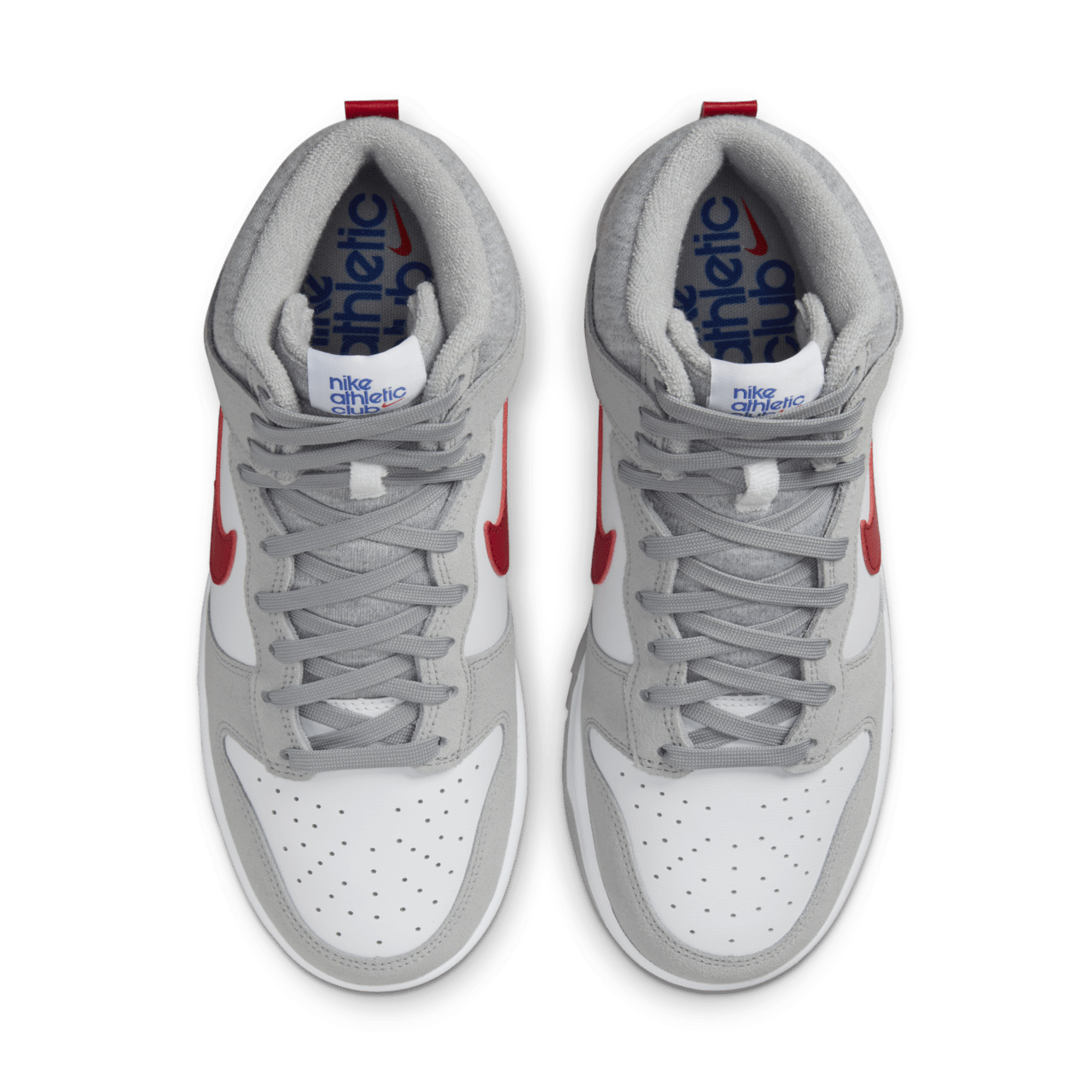 วันเปิดตัว Dunk High “Light Smoke Grey and Gym Red” (DJ6152-001)