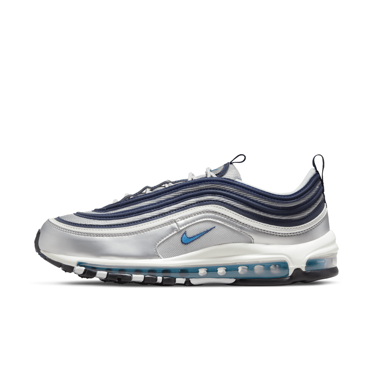 【NIKE公式】エア マックス 97 'Metallic Silver and Chlorine Blue' (DM0028-001 / NIKE AM 97 OG)