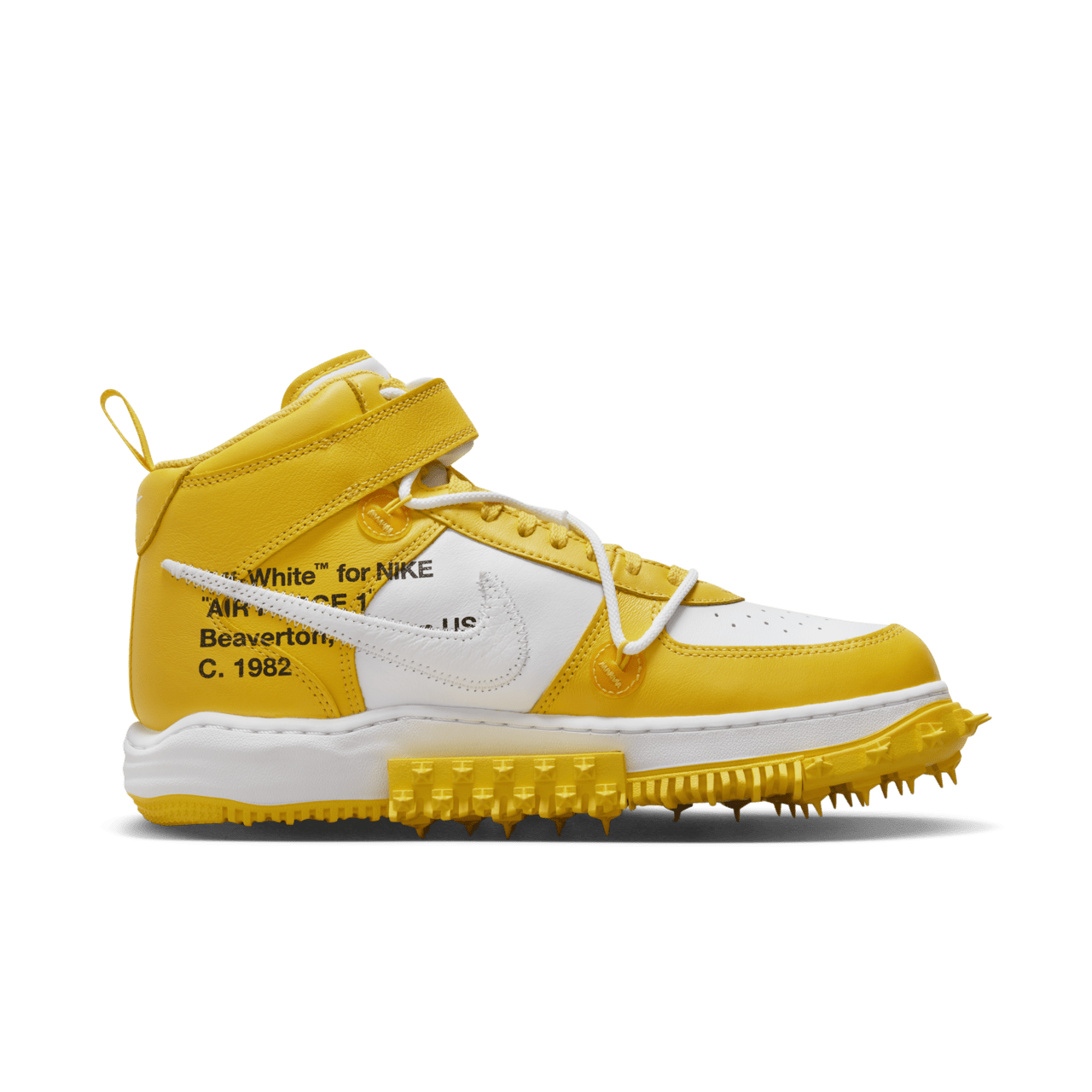 Air Force 1 Mid x Off-White™ 'White and Varsity Maize' (DR0500-101) release date