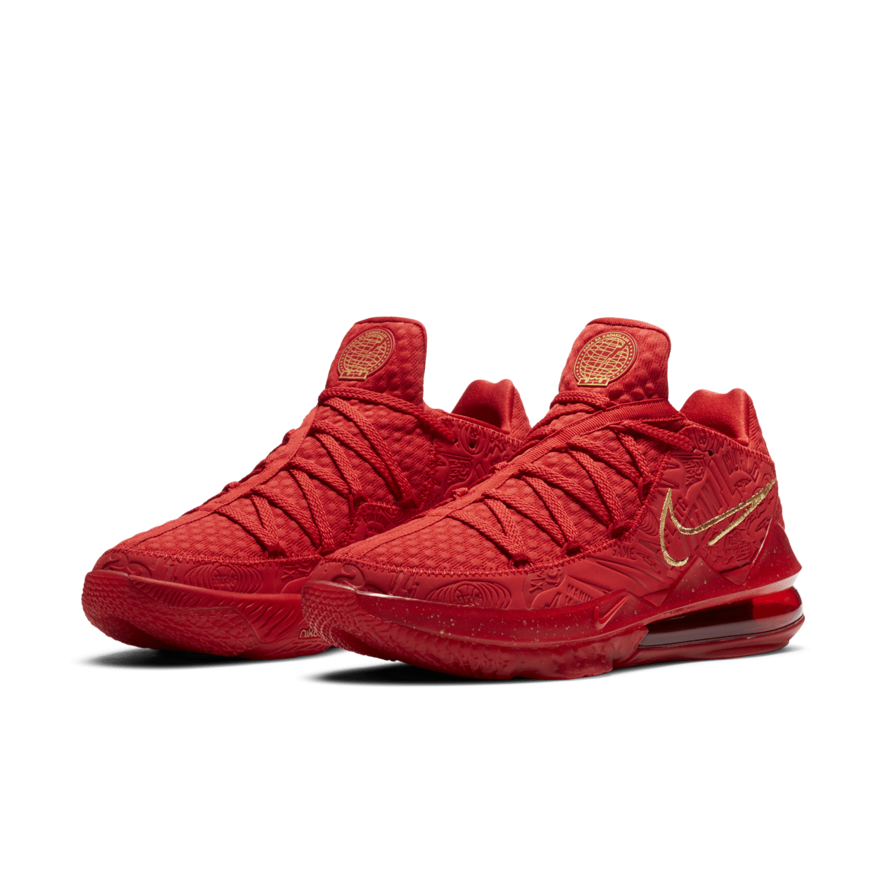 Nike lebron 17 red hotsell