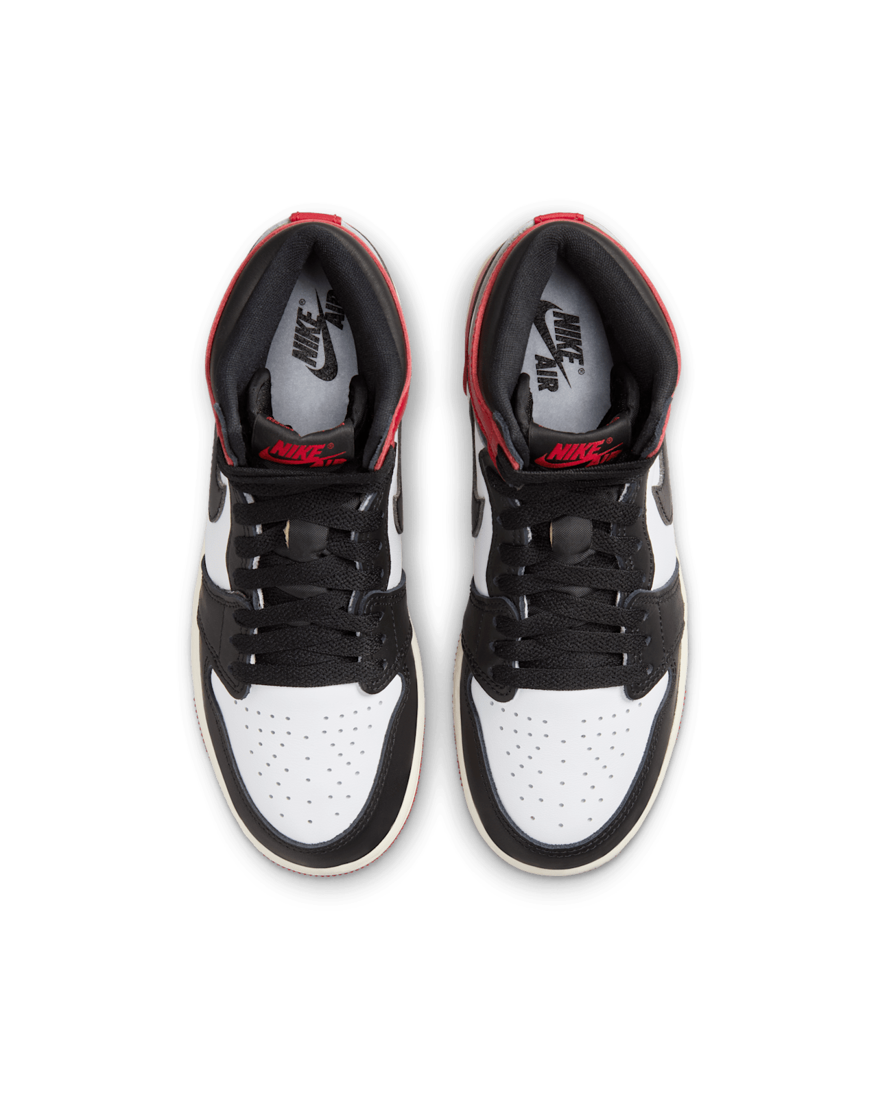 Big Kids' Air Jordan 1 High OG 'Black Toe' (FD1437-106)