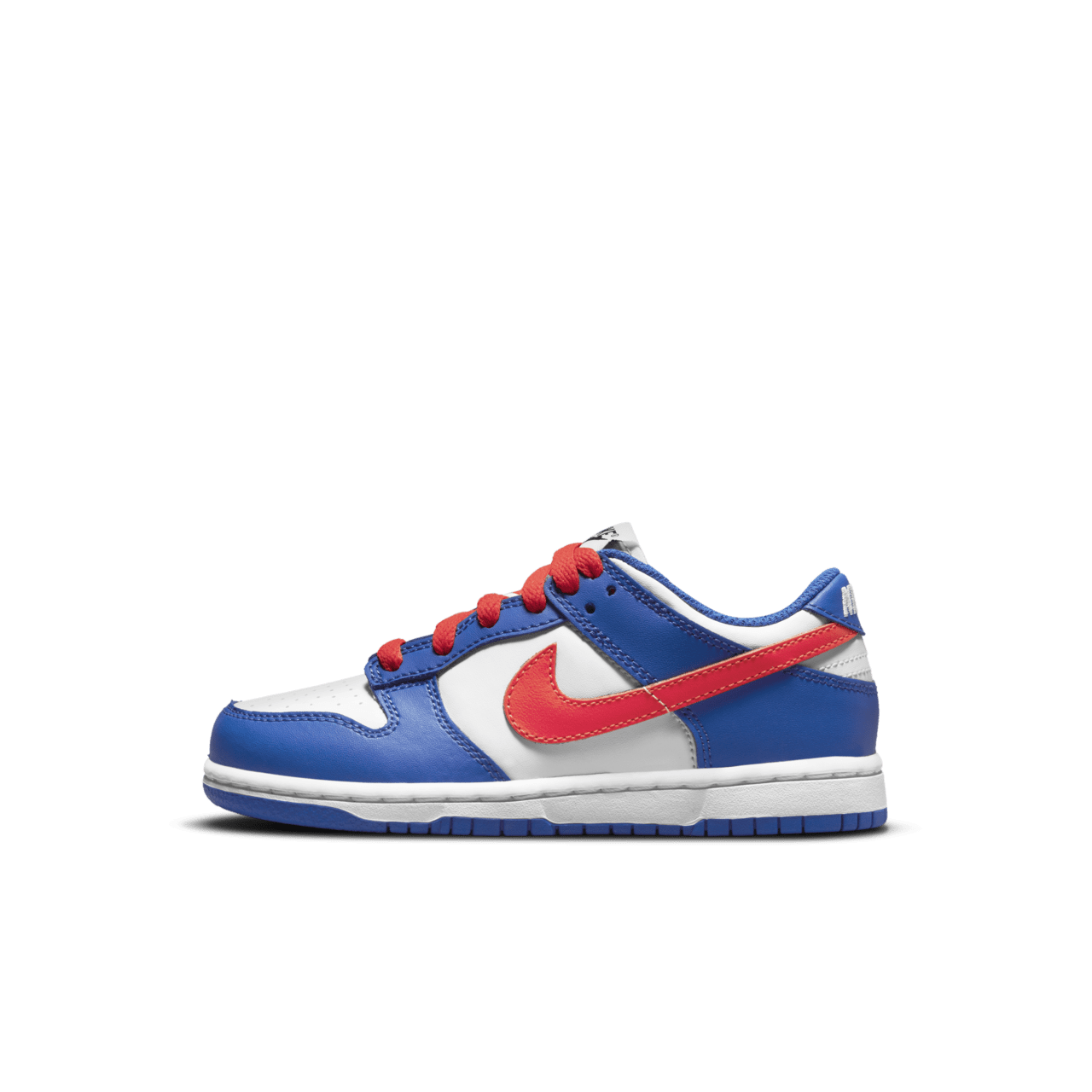 Younger Kids' Dunk Low 'Bright Crimson and Game Royal' Release Date