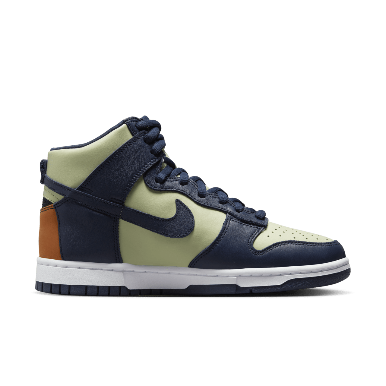 Fecha de lanzamiento del Dunk High "Pistachio and Midnight Navy" para mujer (DQ7575-300)