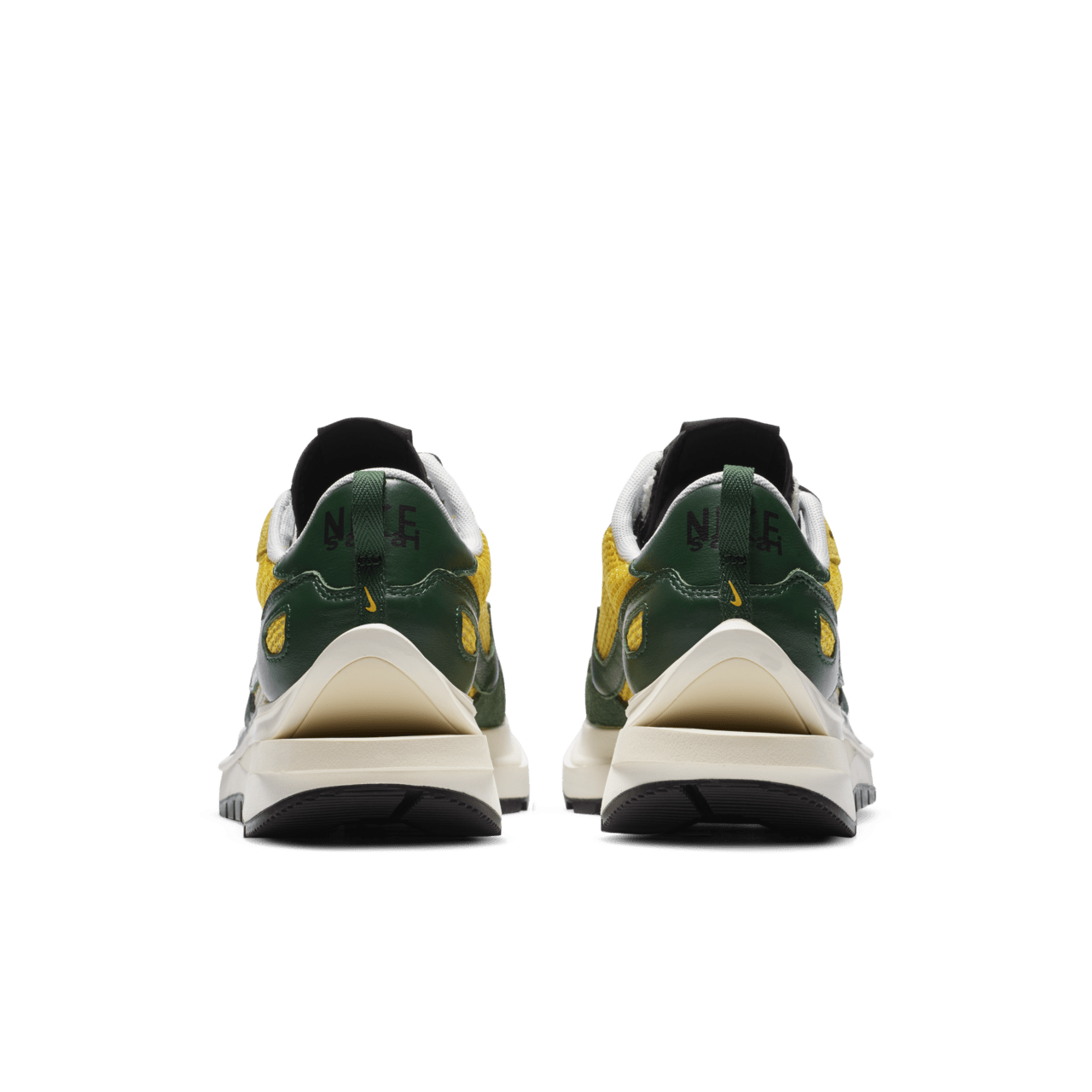 Nike x sacai VaporWaffle 'Tour Yellow & Gorge Green-Sail' Release Date