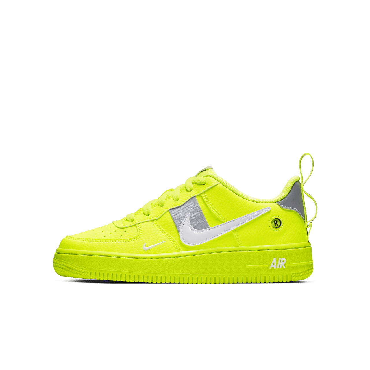 Nike Air Force 1 Lv8 Utility 'Volt & Wolf Grey & White' Release Date