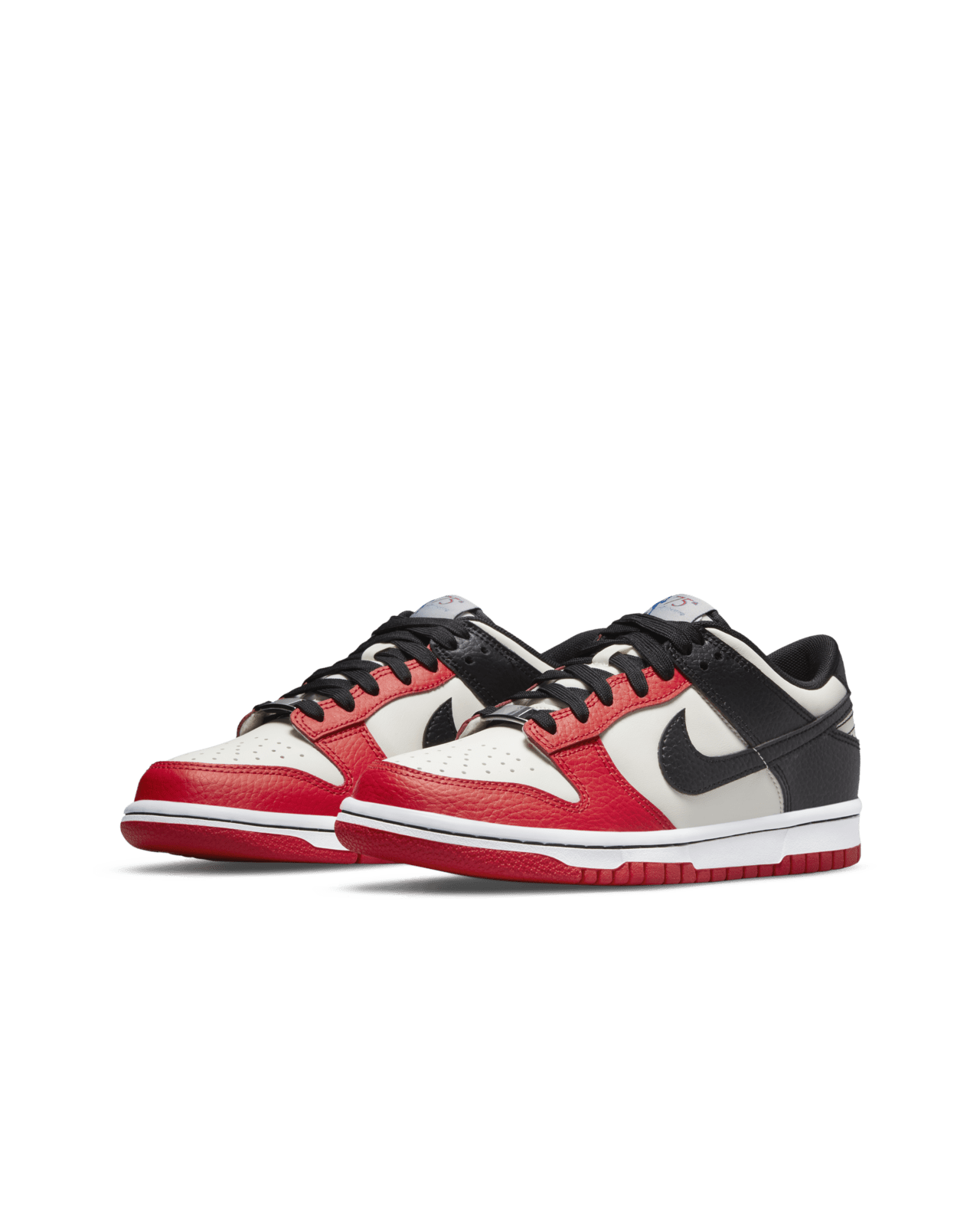 Big Kids Dunk Low Black and Chile Red DD3363 100 Release Date. Nike SNKRS