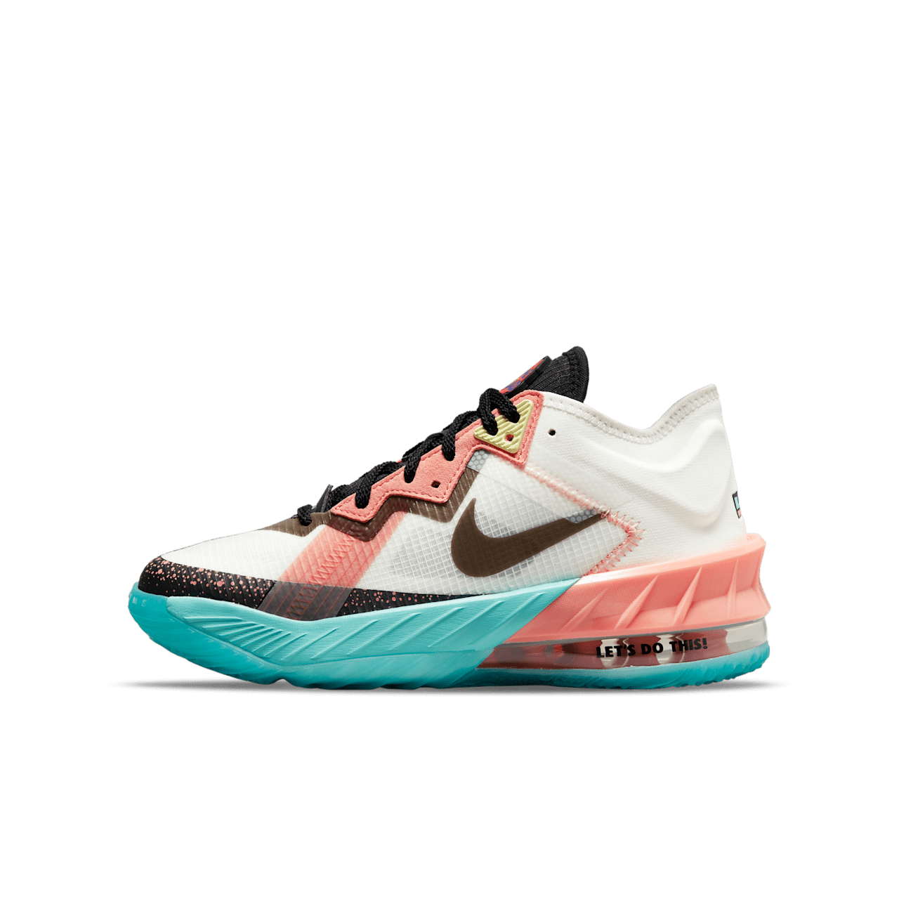 【NIKE公式】ジュニア レブロン 18 LOW x スペース・プレイヤーズ 'Summit White' (DJ3760-115 / LEBRON 18 LOW SPACE JAM LOLA GS)