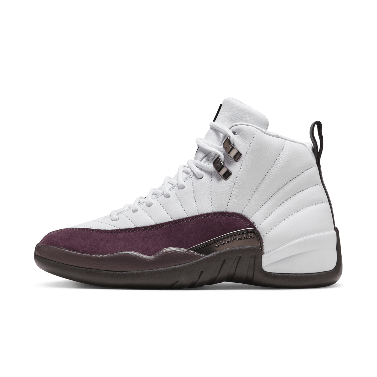 Women's Air Jordan 12 x A Ma Maniére 'White and Burgundy Crush' (DV6989-100) 發售日期