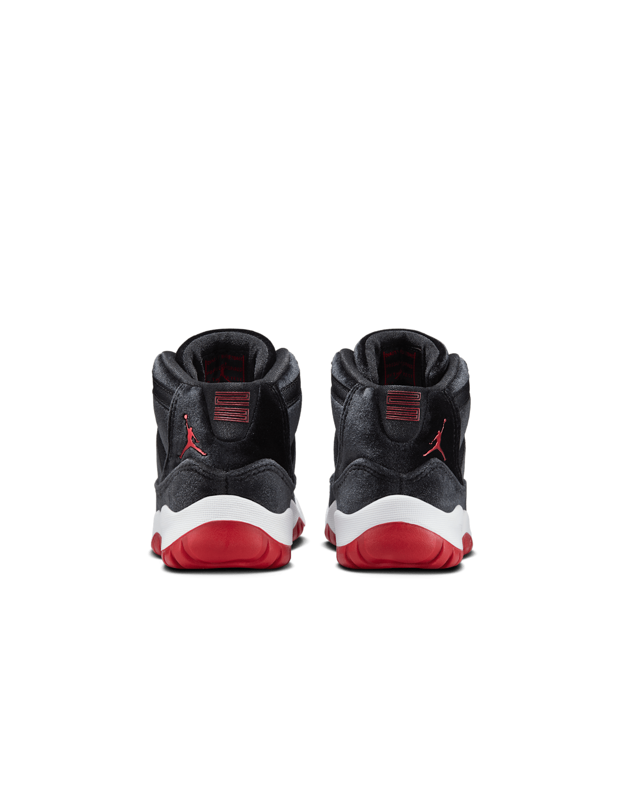 Little Kids' Jordan 11 'Bred Velvet' (HF7807-061)