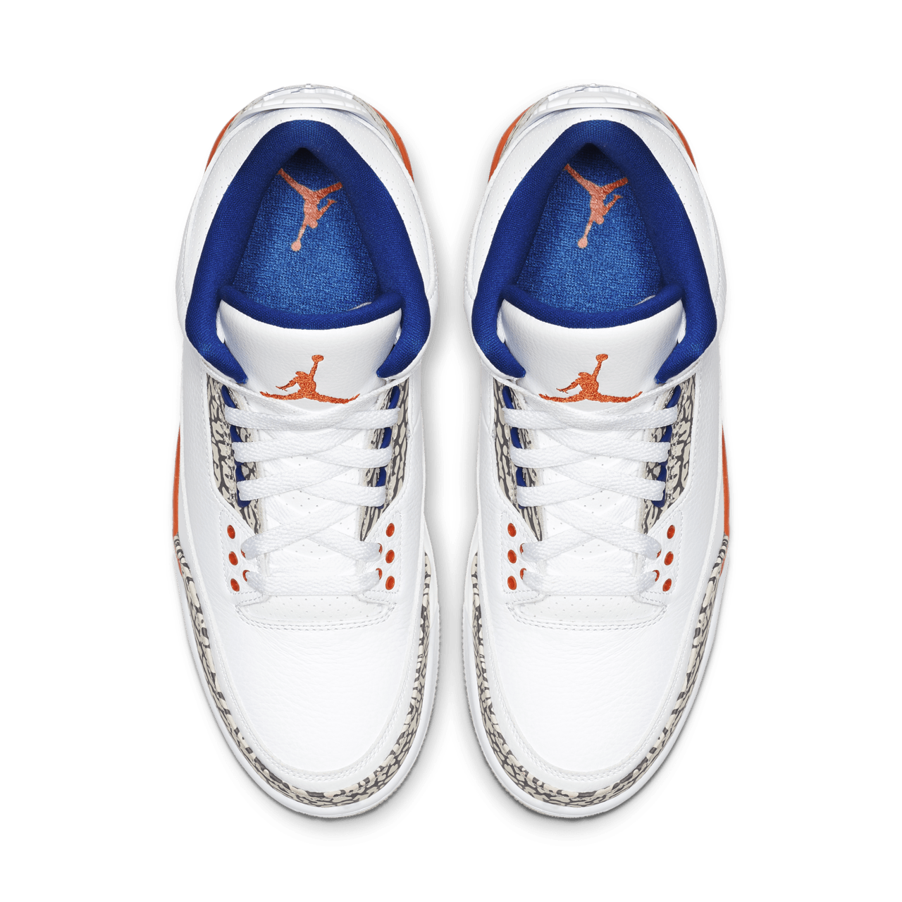 Jordan 3 white and orange best sale