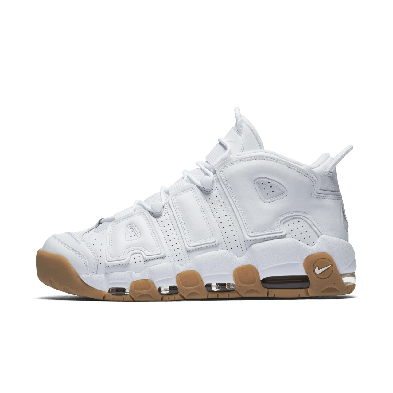 Nike more uptempo triple white on sale