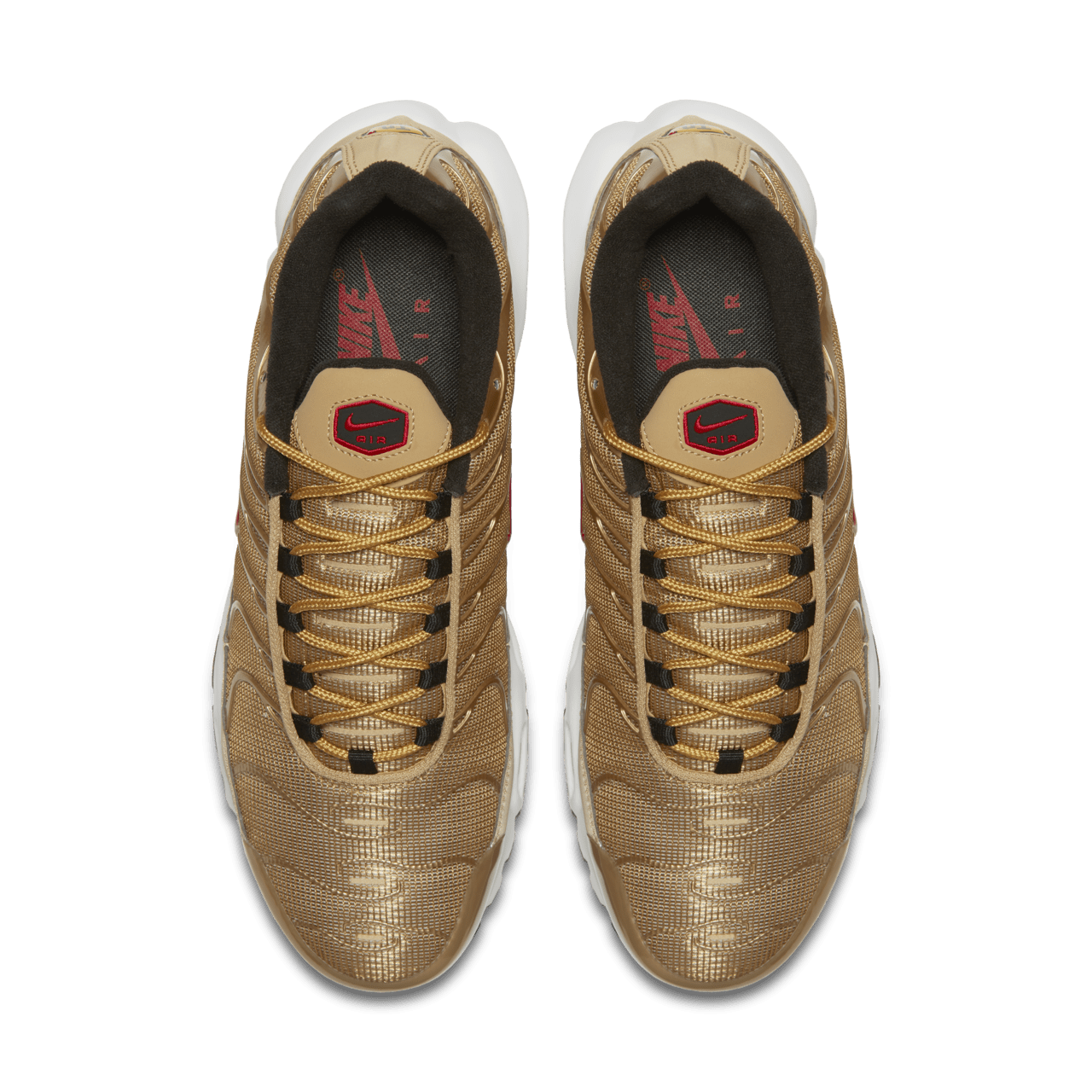 Nike air max plus tn metallic gold best sale