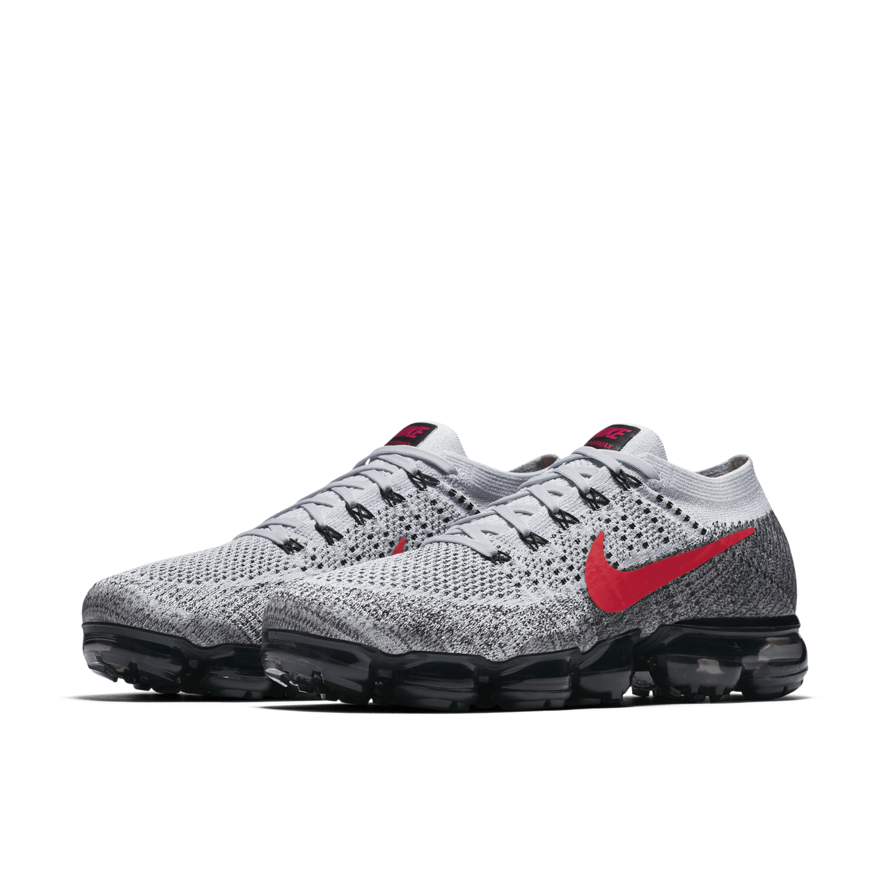 Red and grey vapormax on sale