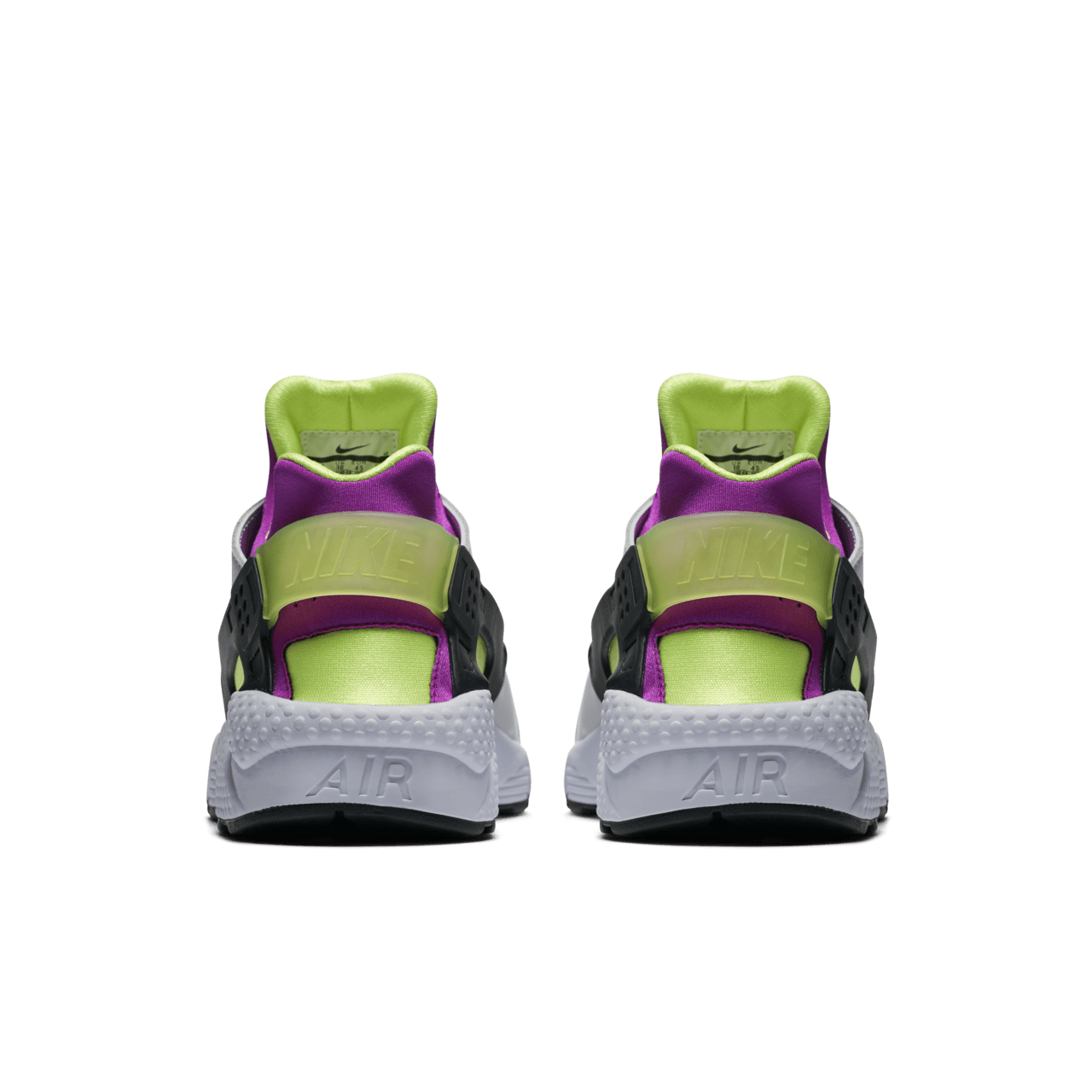 Nike air huarache neon best sale