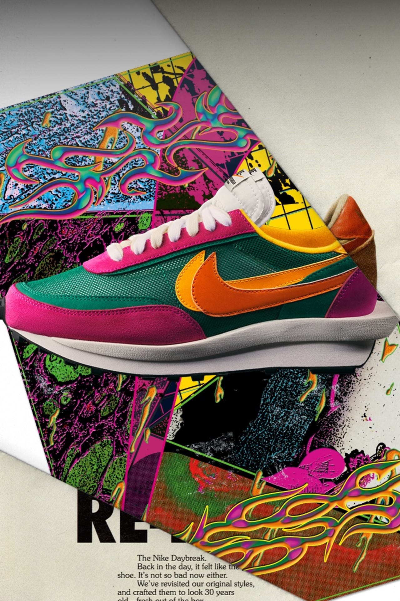 Nike ld waffle x sacai hotsell