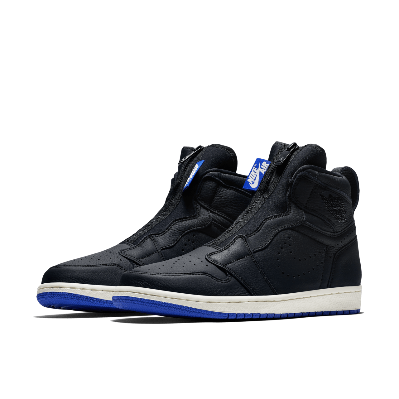 Air Jordan 1 High Zip Black Hyper Royal Release Date. Nike SNKRS