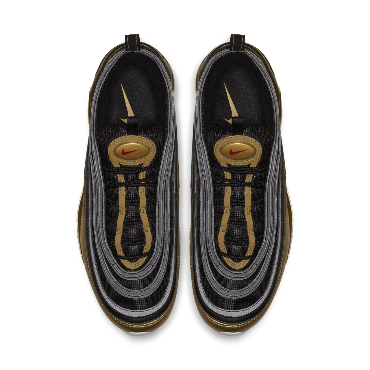 97 Black and Metallic Gold Nike SNKRS