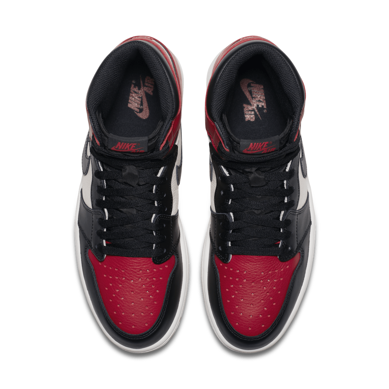 Nike aj1 bred toe online