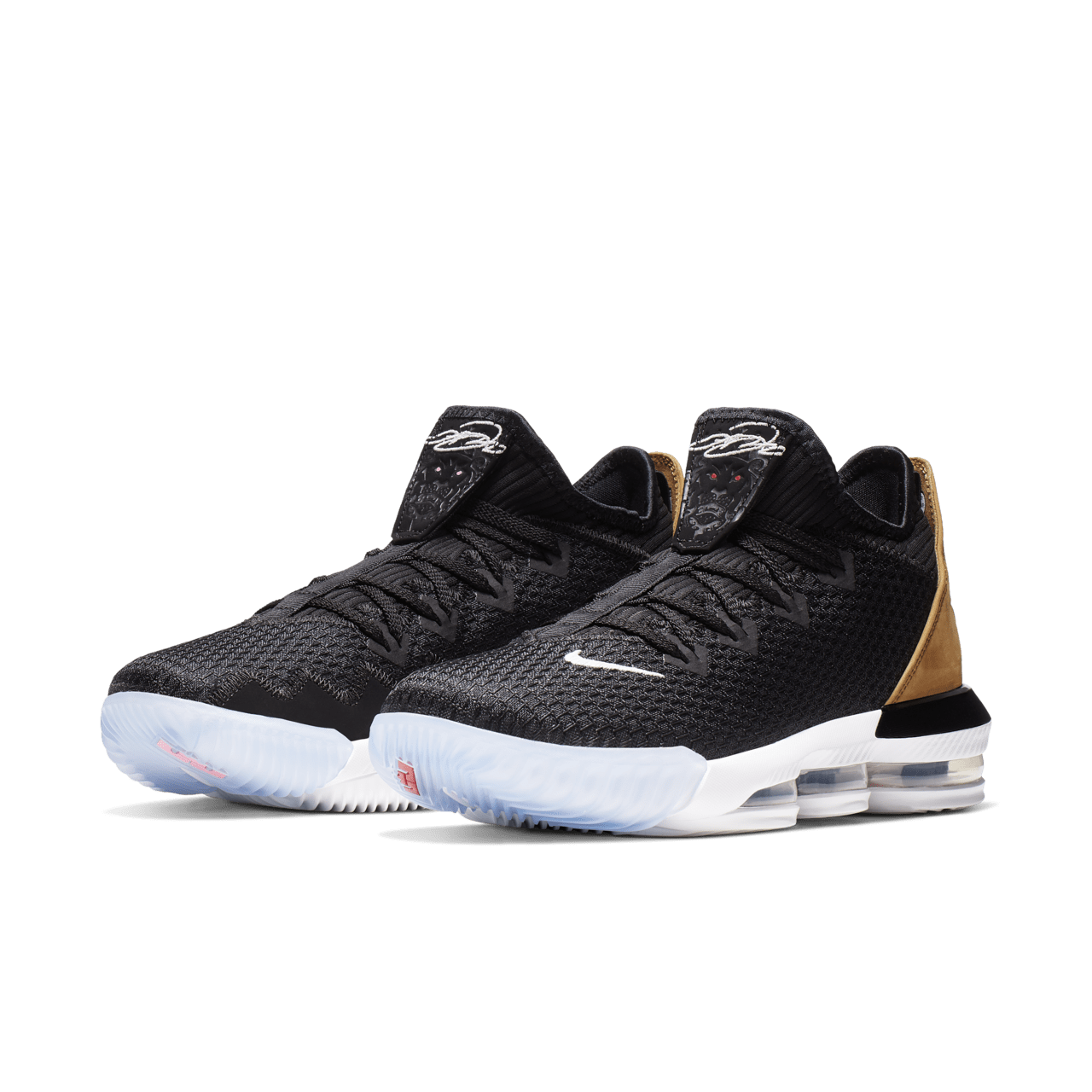 Lebron 16 low black and gold online