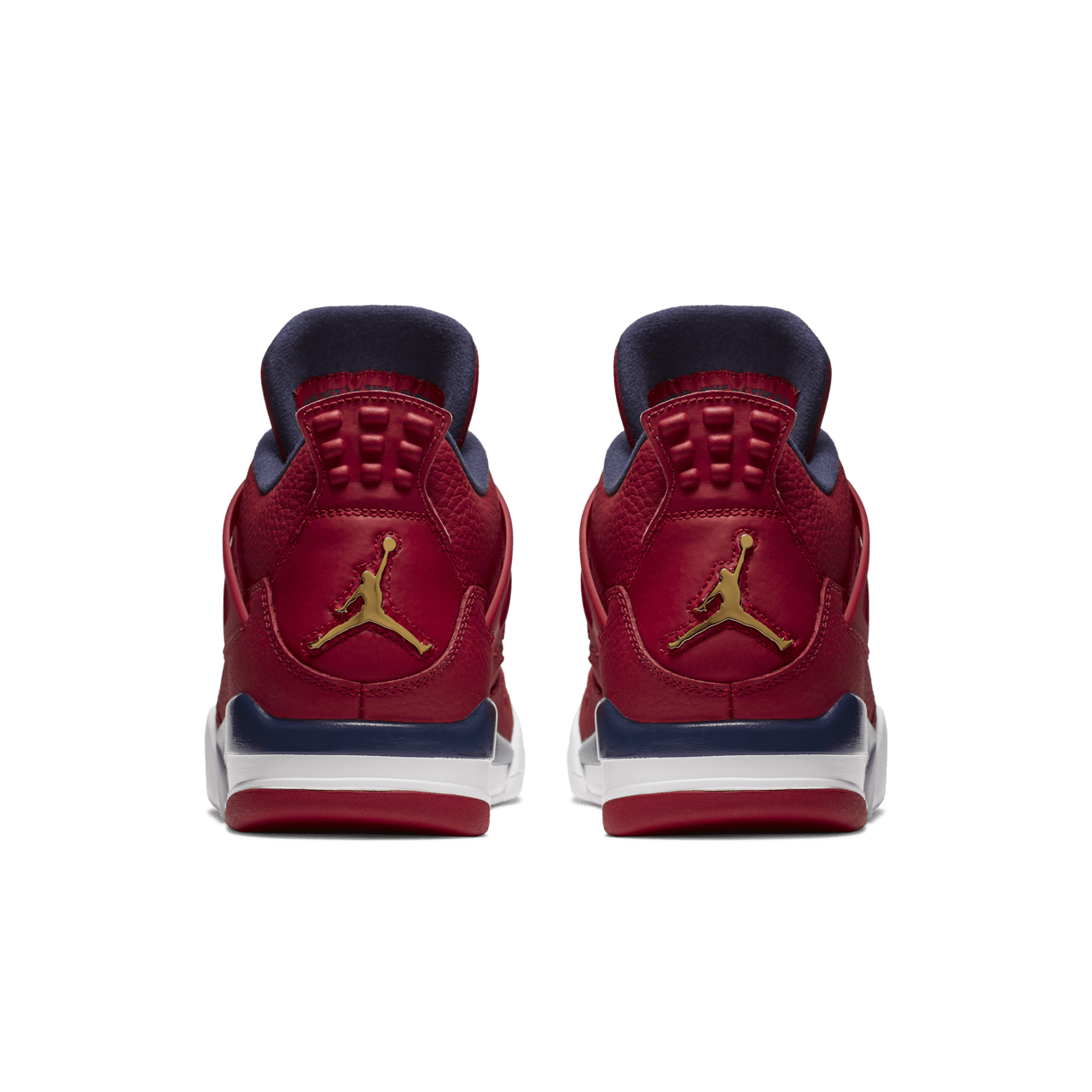 Jordan retro 4 red and gold online