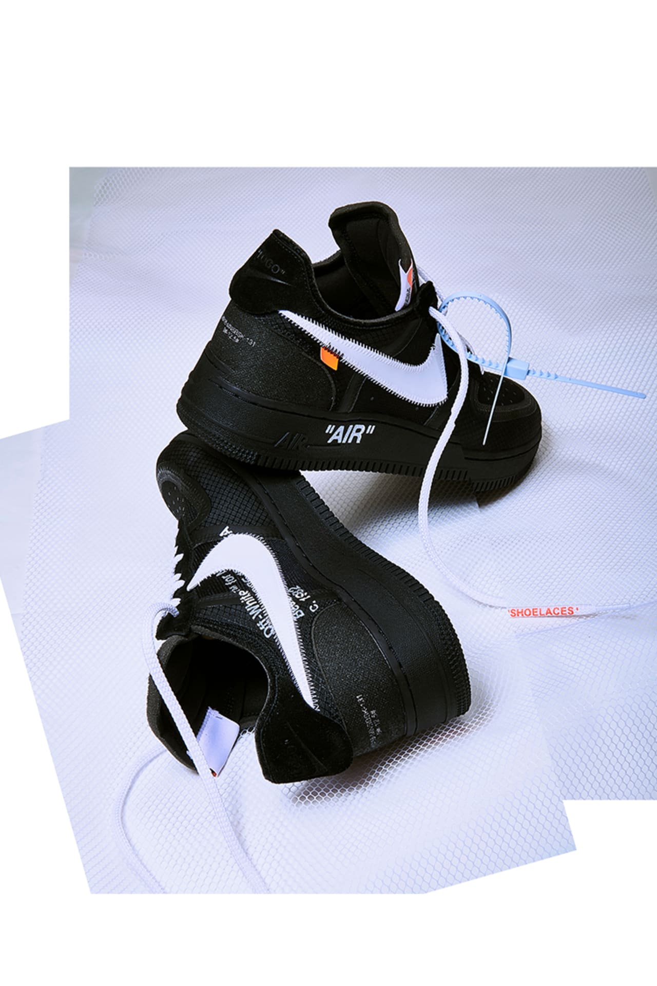 Off white air force 1 black for sale online