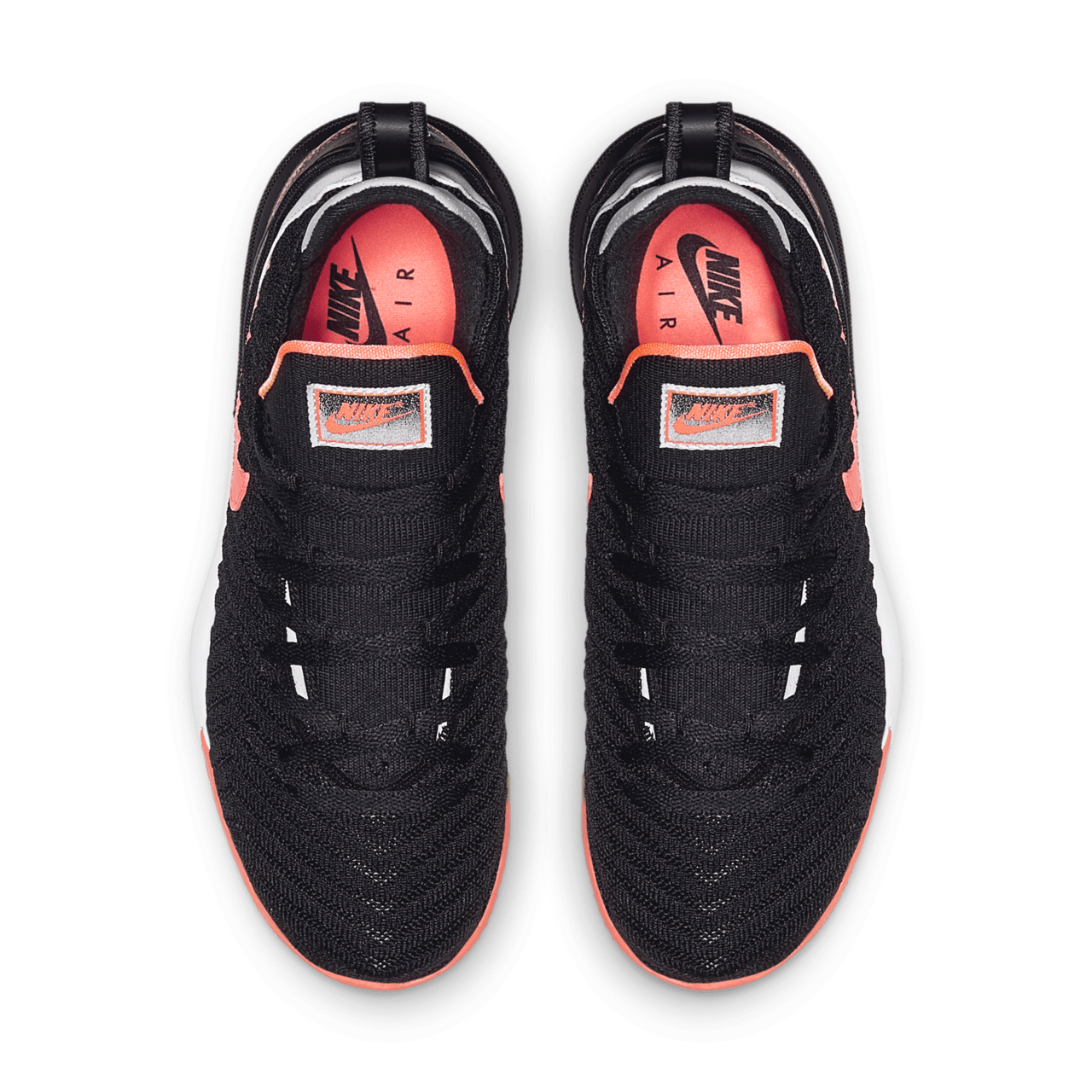 Nike lebron 16 black and red hotsell