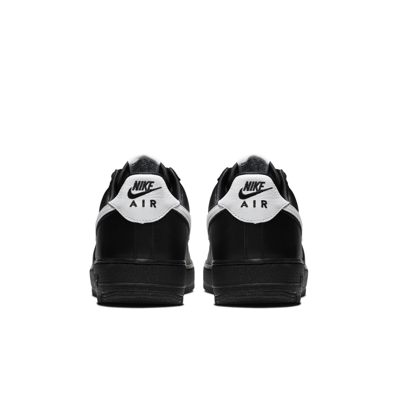 Air force black white swoosh on sale