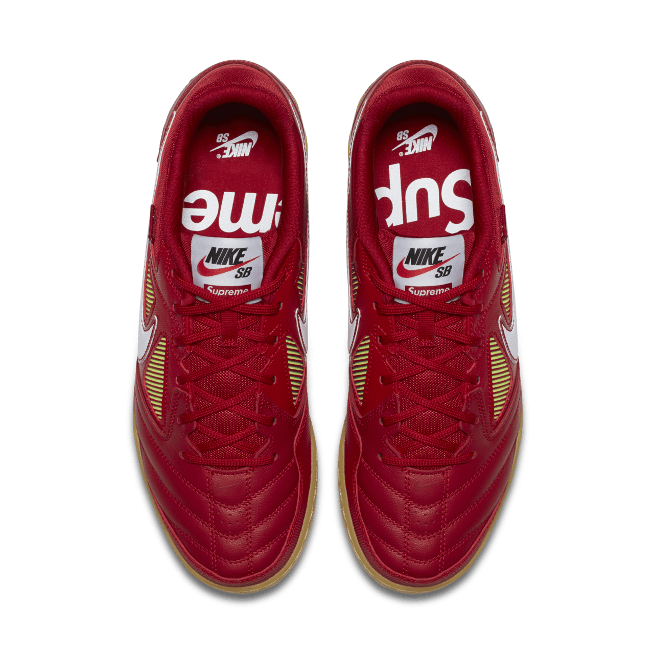 Nike Sb Gato Qs Supreme 'Gym Red & White & Cyber' Release Date