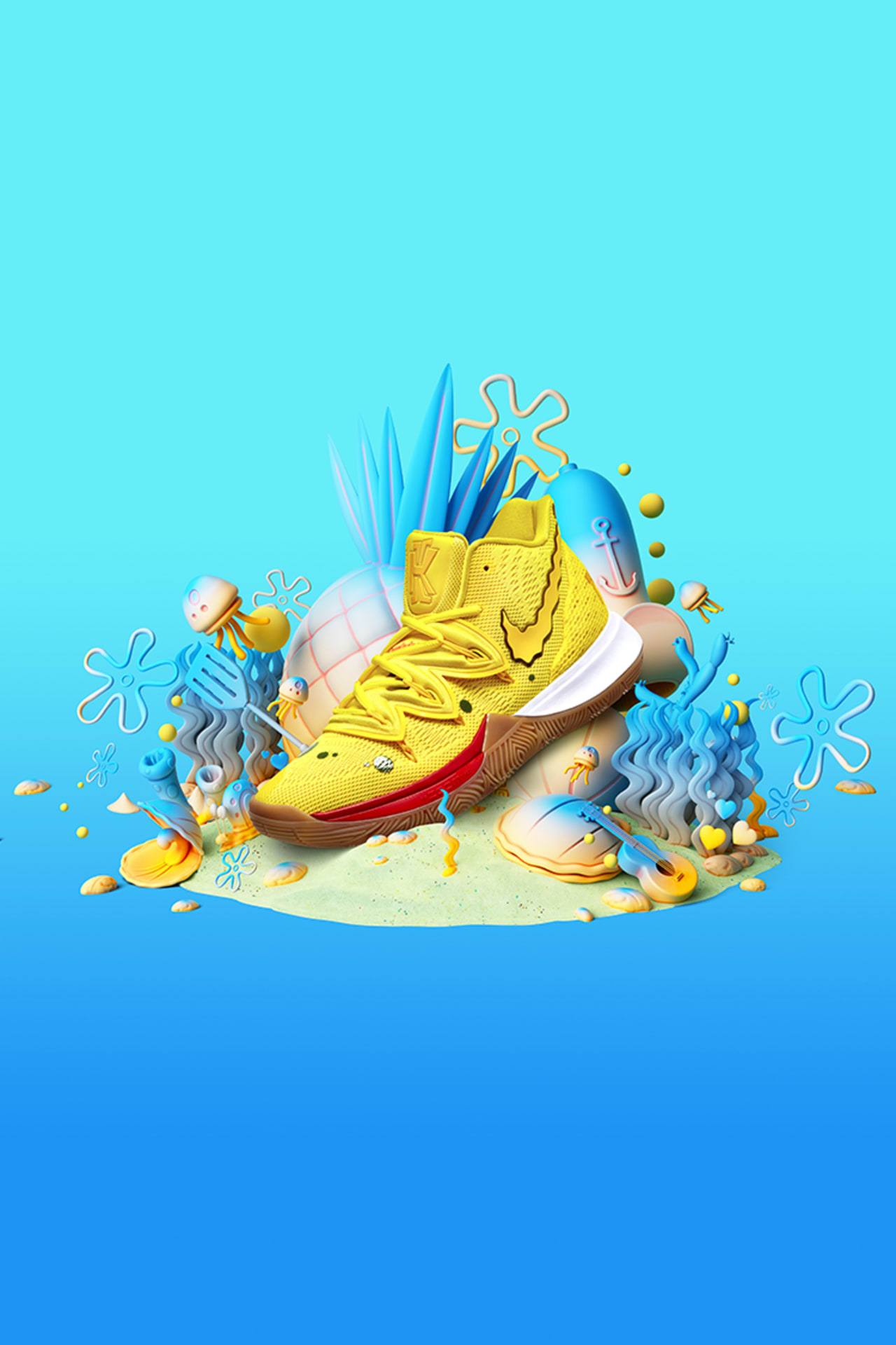 Kyrie 5 spongebob online shop on sale