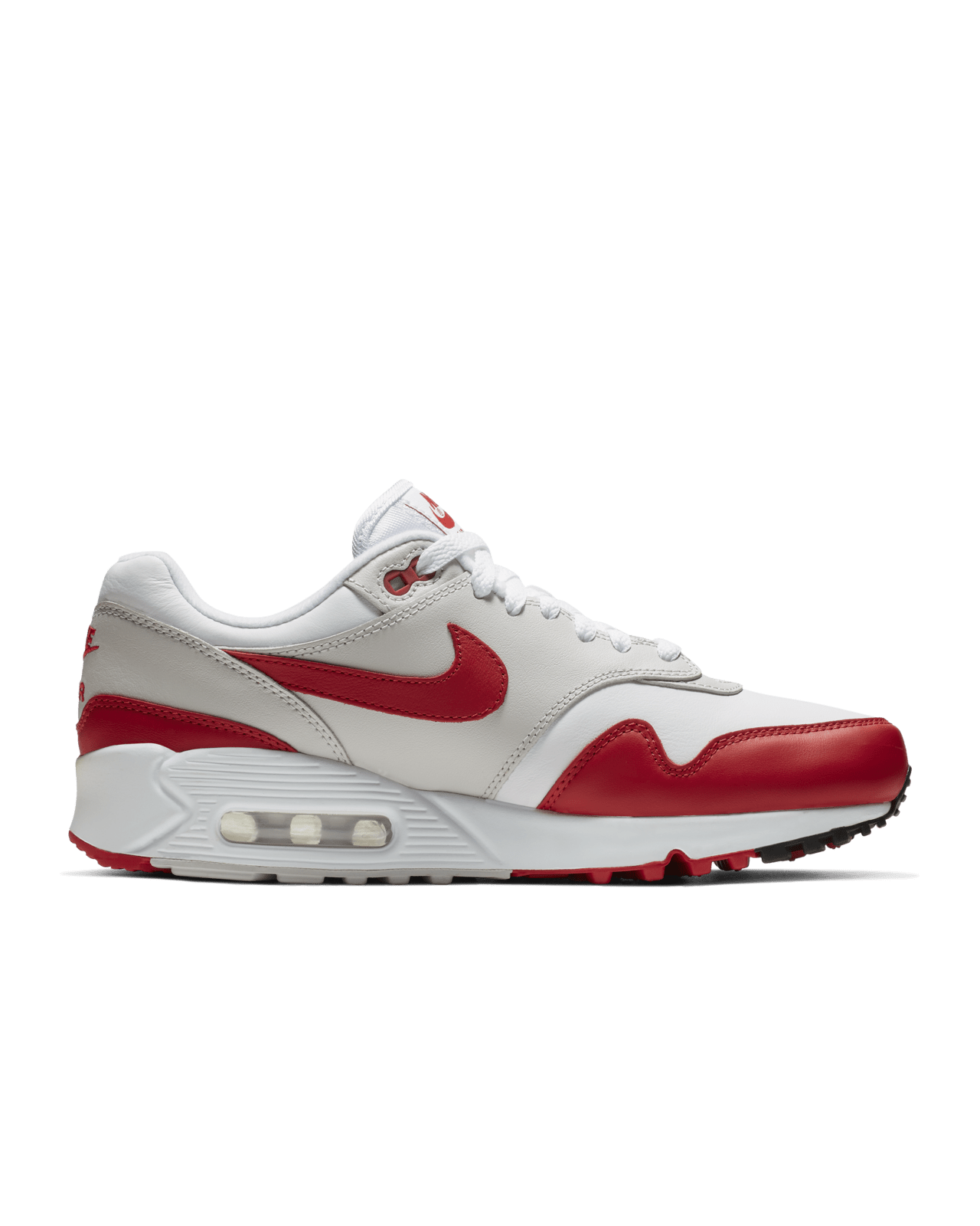 Air Max 90 1 White University Red fur Damen Erscheinungsdatum. Nike SNKRS