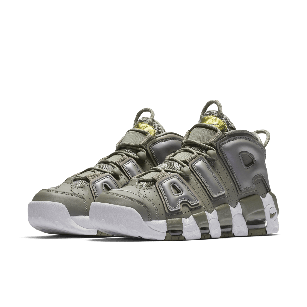 Nike air more uptempo womens olive on sale