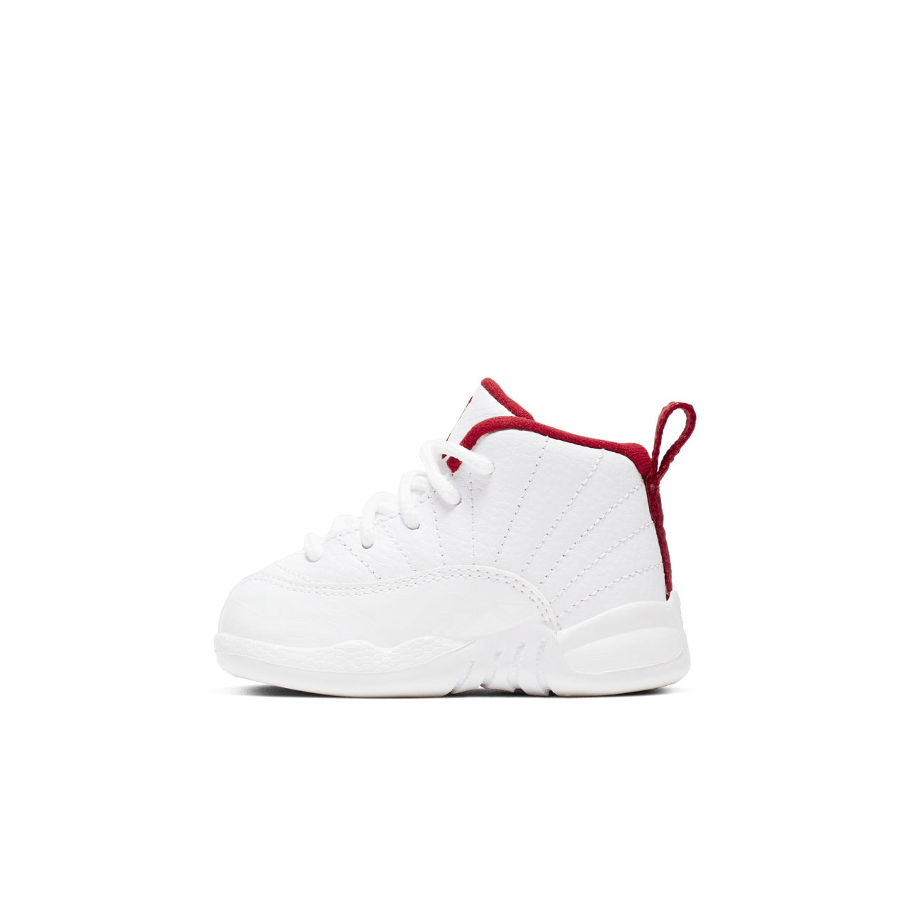 Jordan 12 retro red and white best sale