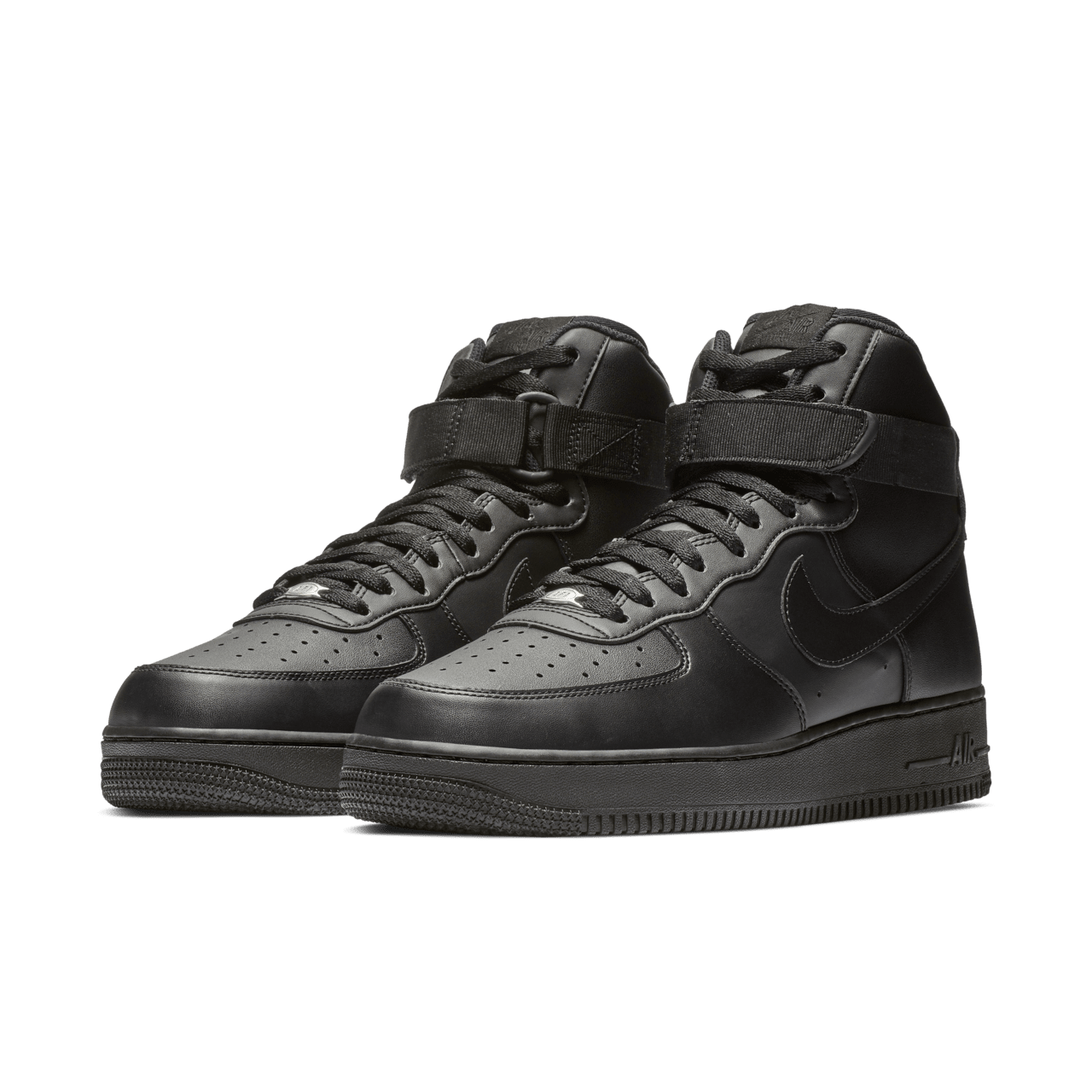 Nike Air Force 1 Hi 'Triple Black'. Nike SNKRS