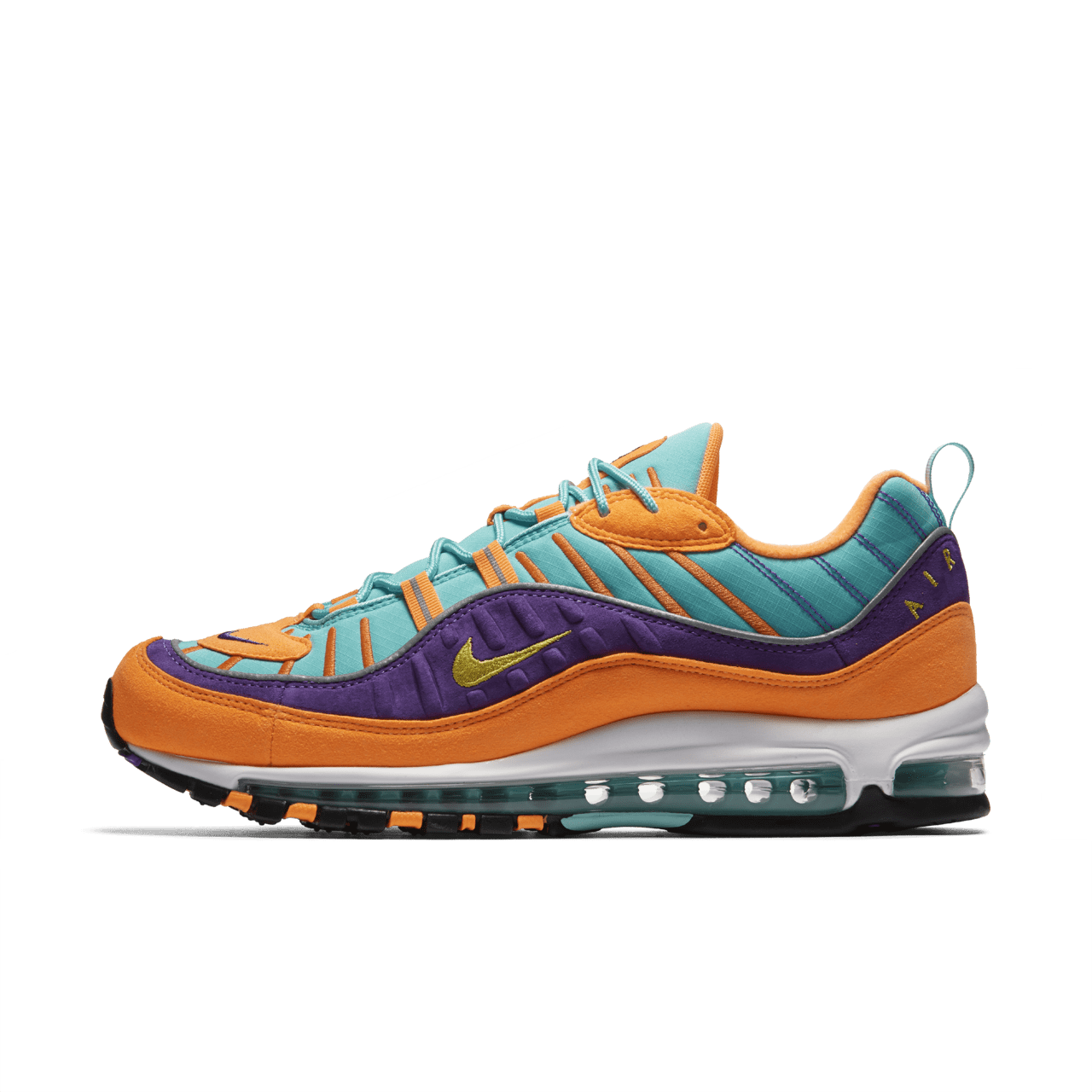 Air max 98 pink yellow blue best sale