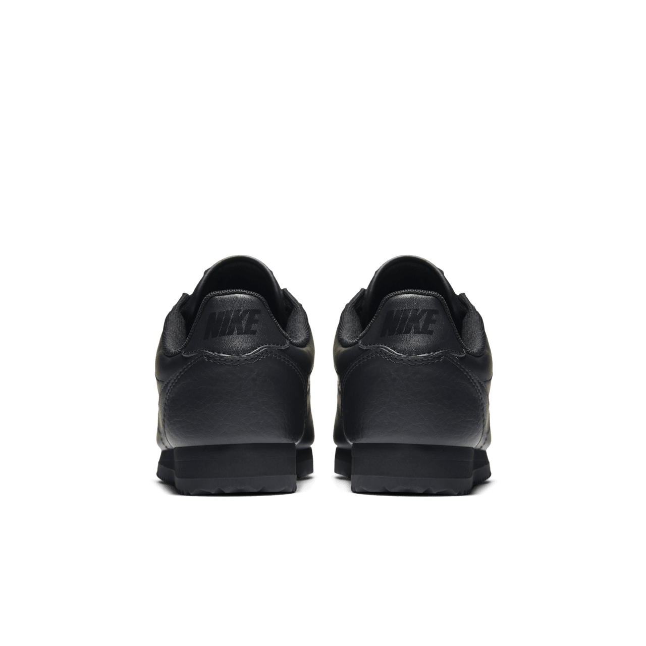 Women s Nike Classic Cortez Premium Triple Black Nike SNKRS