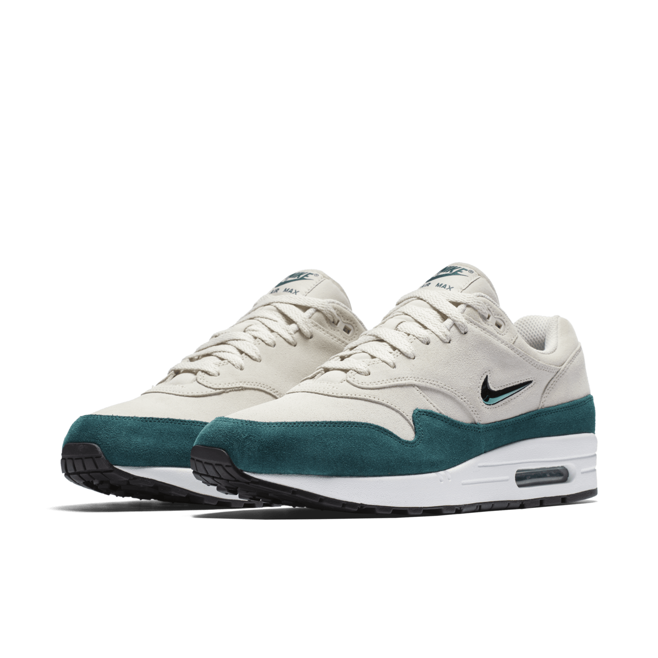 Nike air max 1 green suede buy best sale