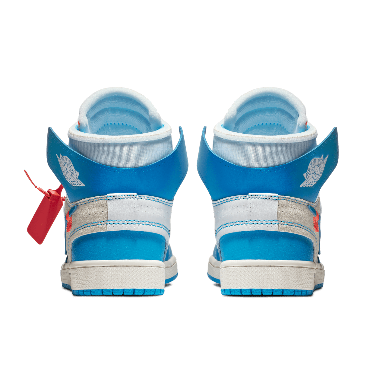 Jordan retro 1 off white university blue on sale