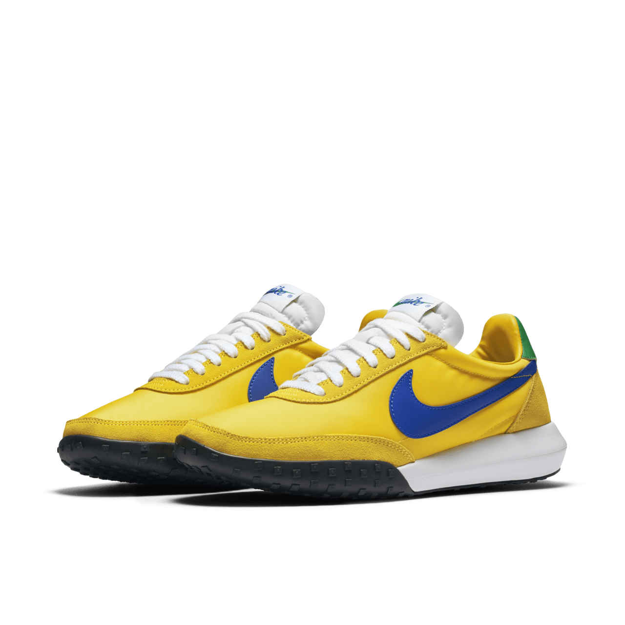 Nike waffle racer blue yellow hotsell