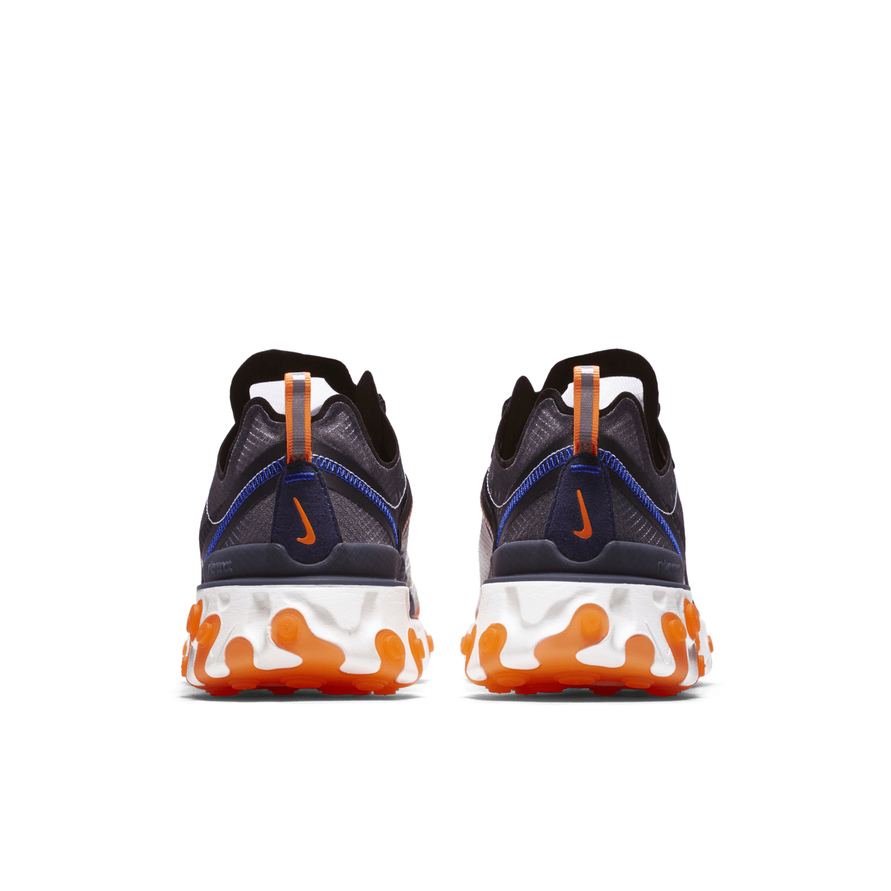 Nike React Element 87 'Total Orange & Black & Thunder Blue' Release Date