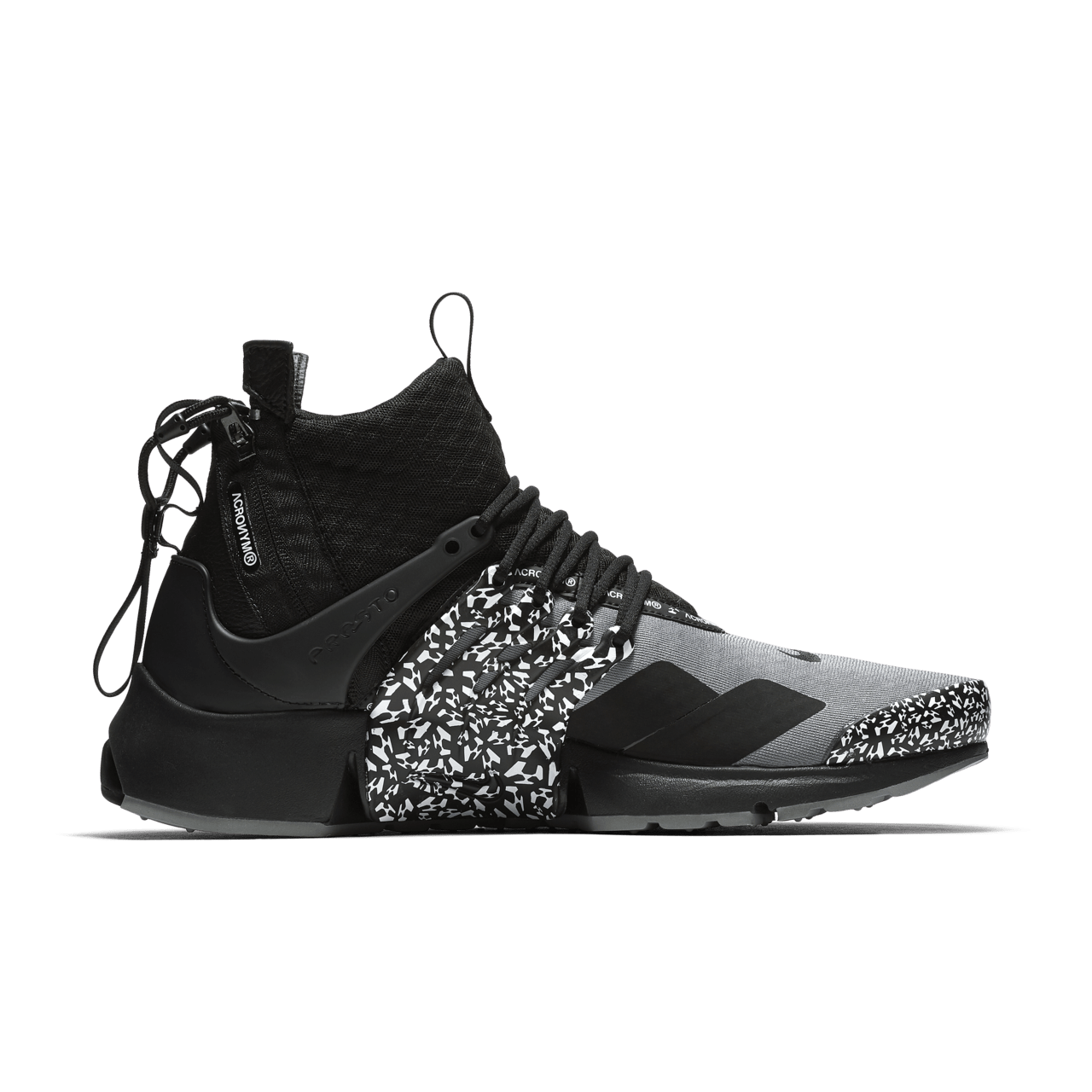 Air Presto Mid Utility X Acronym Cool Grey Black Release Date. Nike SNKRS